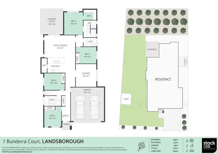 Floorplan of Homely house listing, 7 Bunderra Court, Landsborough QLD 4550