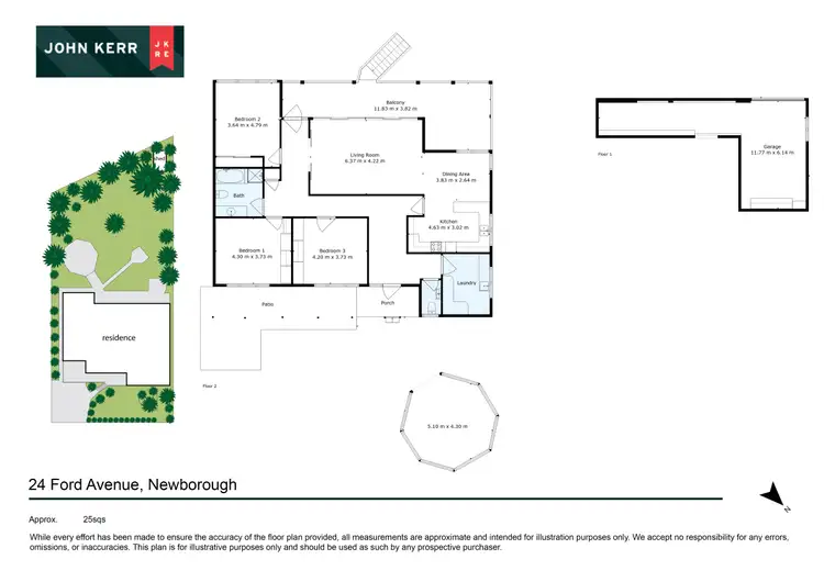 Floorplan of Homely house listing, 24 Ford Avenue, Newborough VIC 3825