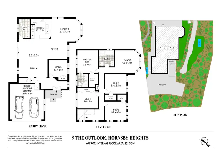 Floorplan of Homely house listing, 9 The Outlook, Hornsby Heights NSW 2077