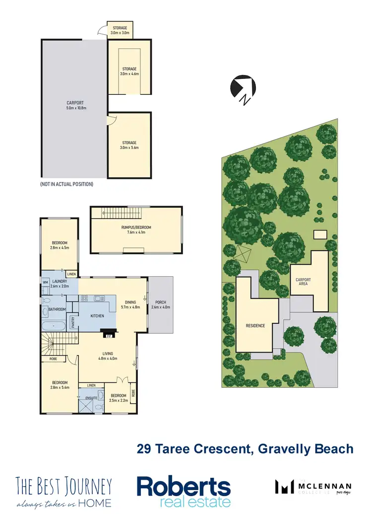 Floorplan of Homely house listing, 29 Taree Crescent, Gravelly Beach TAS 7276