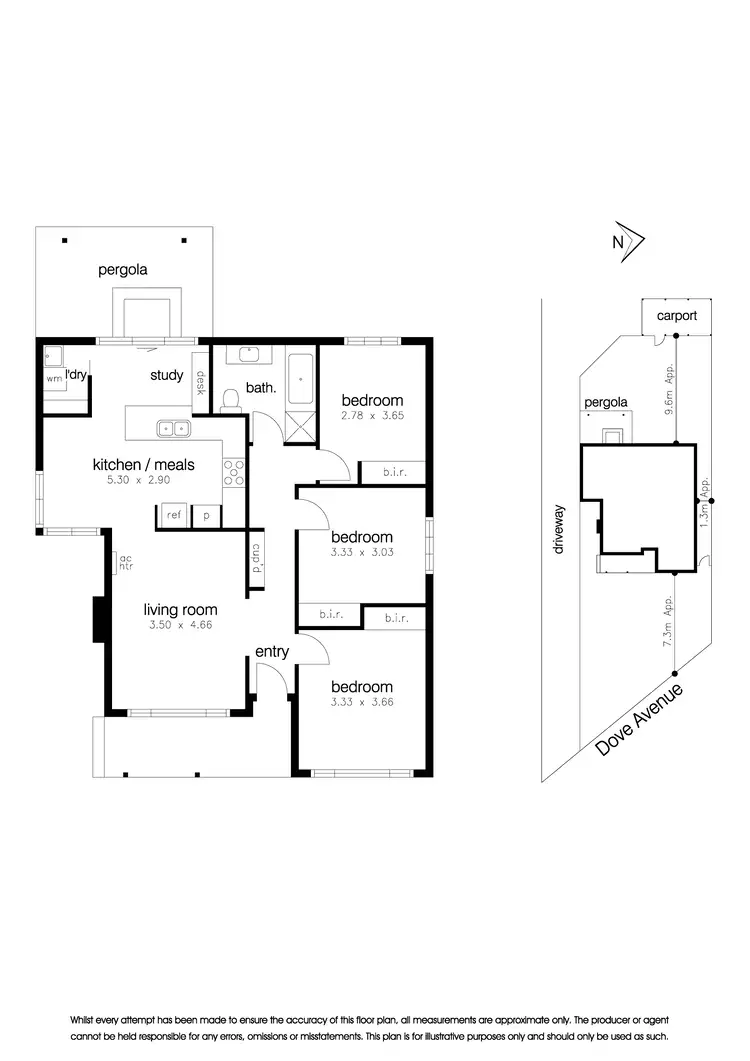 Floorplan of Homely unit listing, 19A Dove Avenue, Altona VIC 3018