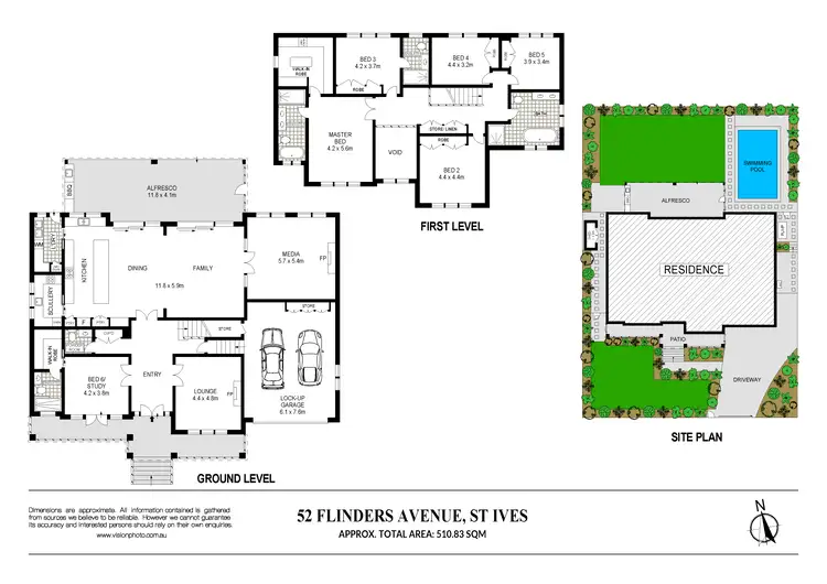 Floorplan of Homely house listing, 52 Flinders Avenue, St Ives NSW 2075