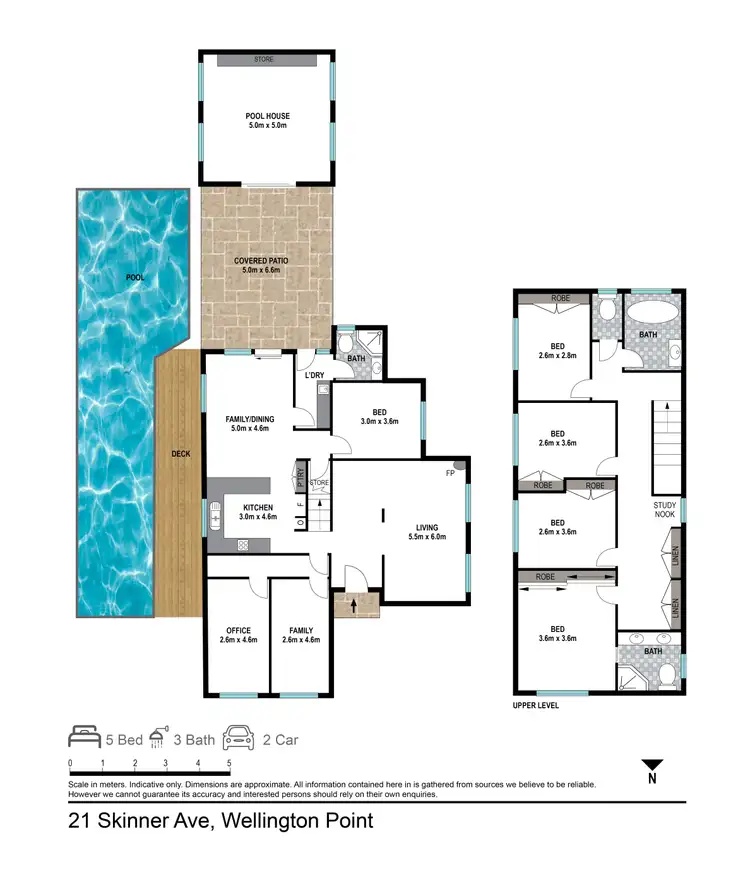 Floorplan of Homely house listing, 21 Skinner Avenue, Wellington Point QLD 4160