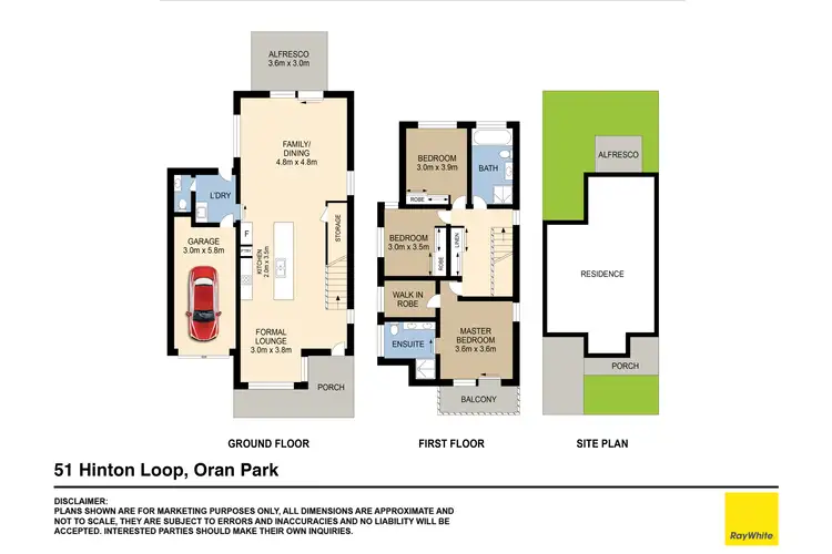 Floorplan of Homely house listing, 51 Hinton Loop, Oran Park NSW 2570
