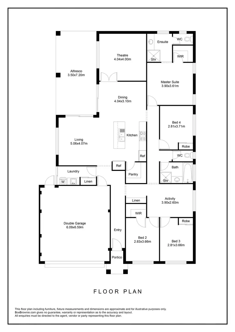 Floorplan of Homely house listing, 20 Bisque Street, Eglinton WA 6034