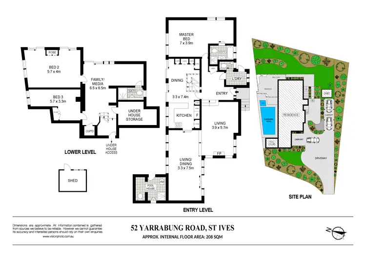 Floorplan of Homely house listing, 52 Yarrabung Road, St Ives NSW 2075