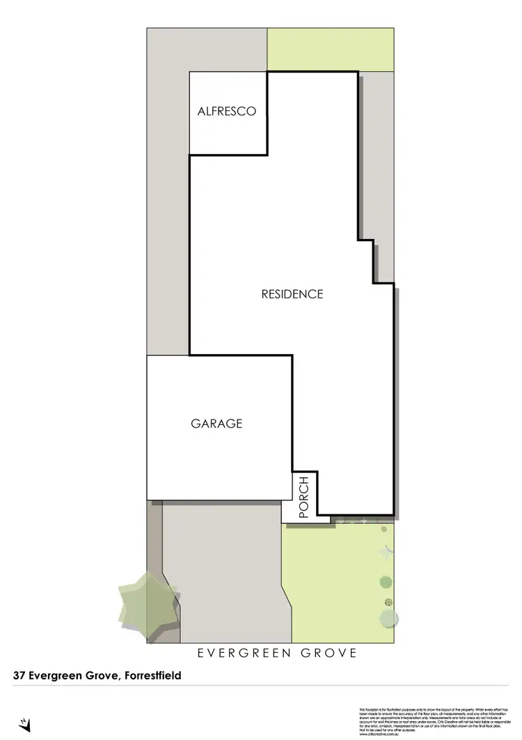 Floorplan of Homely house listing, 37 Evergreen Grove, Forrestfield WA 6058