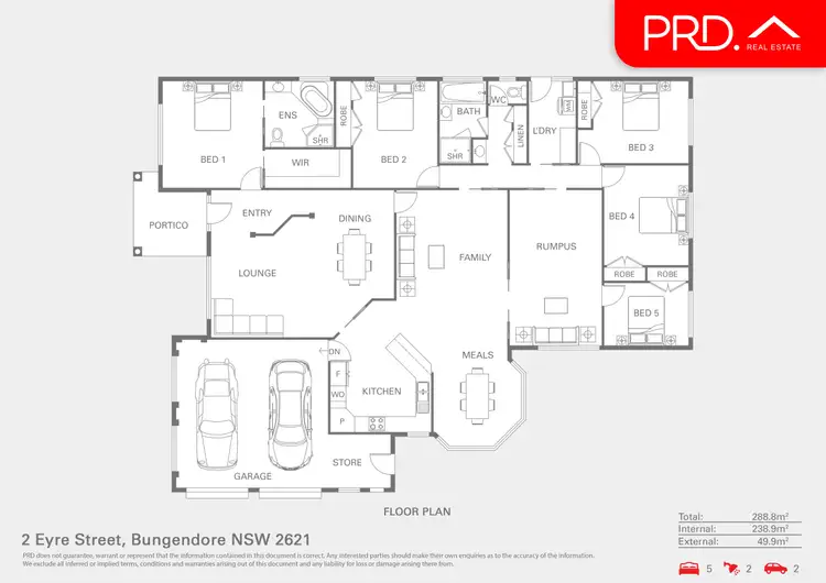 Floorplan of Homely house listing, 2 Eyre Street, Bungendore NSW 2621