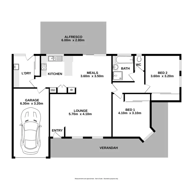Floorplan of Homely house listing, 551 Buchhorn Street, Lavington NSW 2641