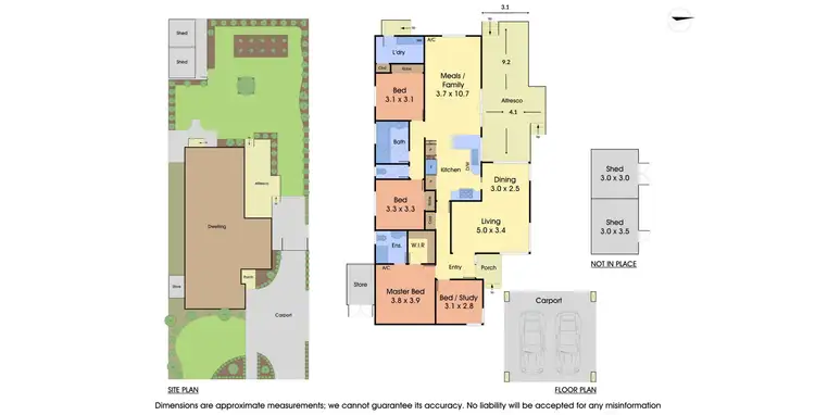 Floorplan of Homely house listing, 3 Meaghan Court, Rowville VIC 3178