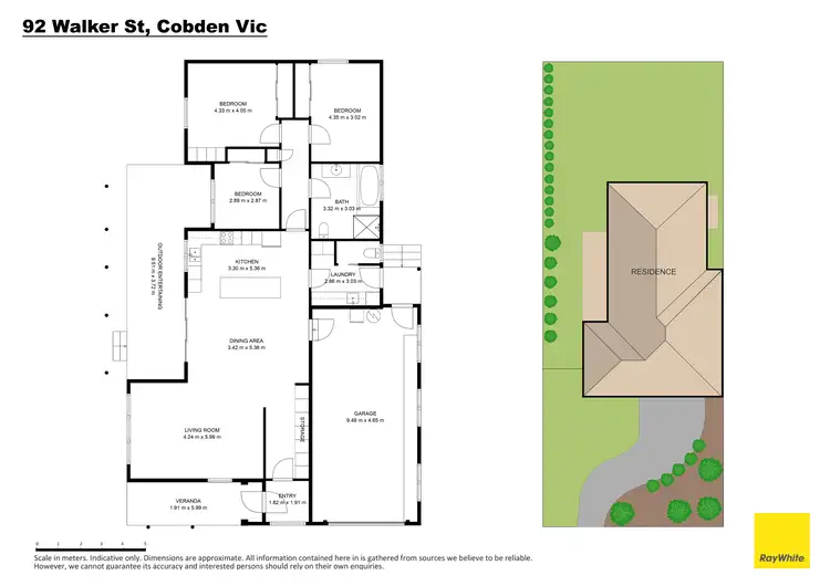 Floorplan of Homely house listing, 92 Walker Street, Cobden VIC 3266
