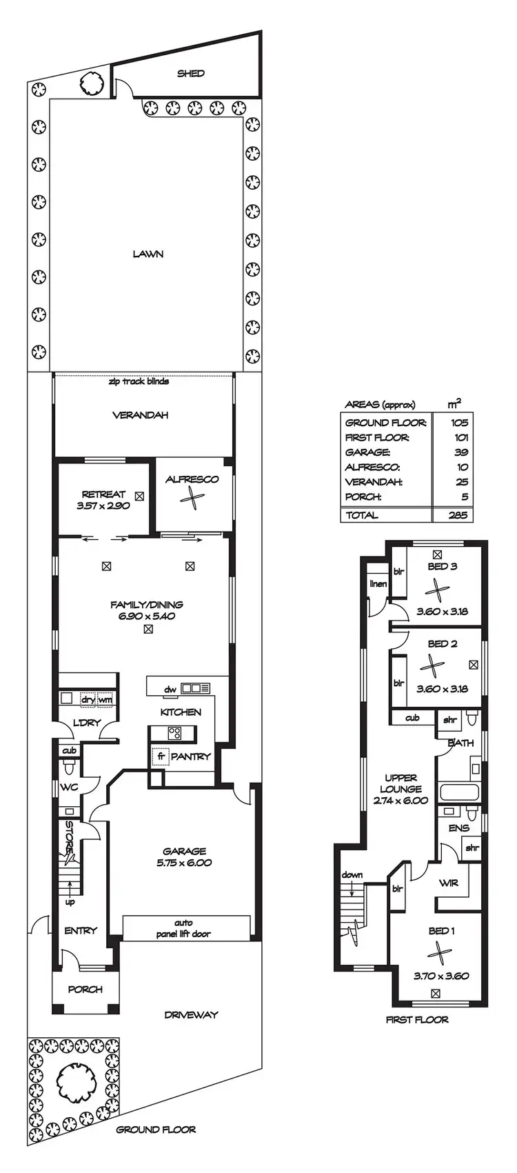 Floorplan of Homely house listing, 45A Maidos Grove, Valley View SA 5093