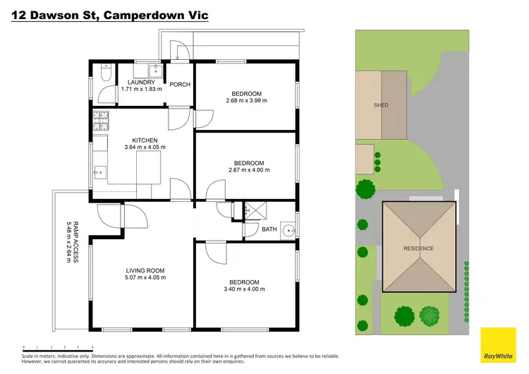 Floorplan of Homely house listing, 12 Dawson Street, Camperdown VIC 3260