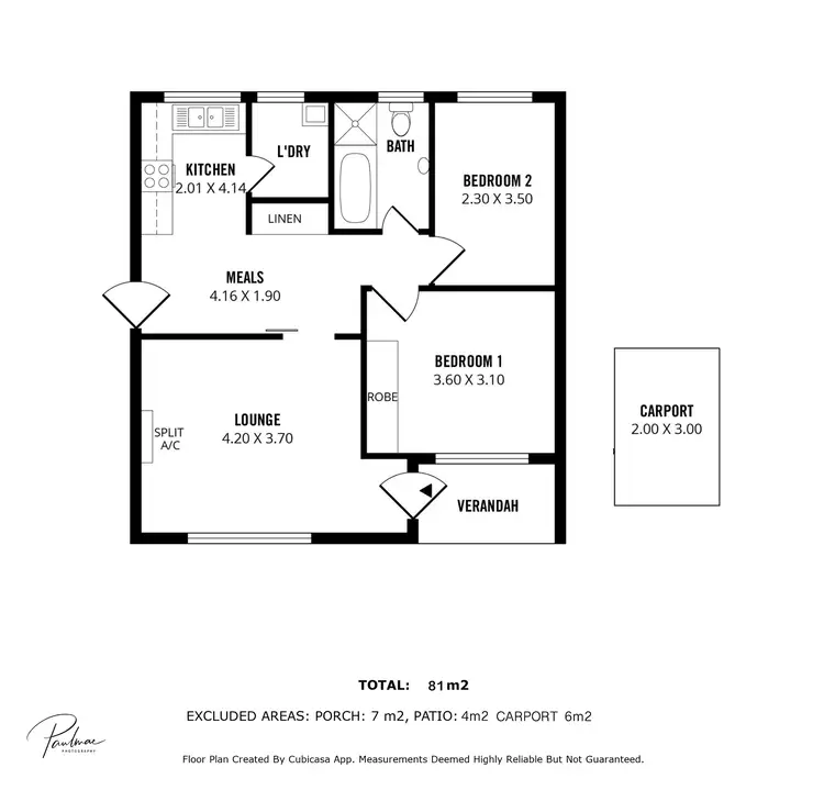 Floorplan of Homely unit listing, 4/73 George Street, Norwood SA 5067