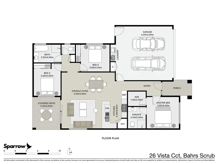 Floorplan of Homely house listing, 26 Vista Circuit, Bahrs Scrub QLD 4207