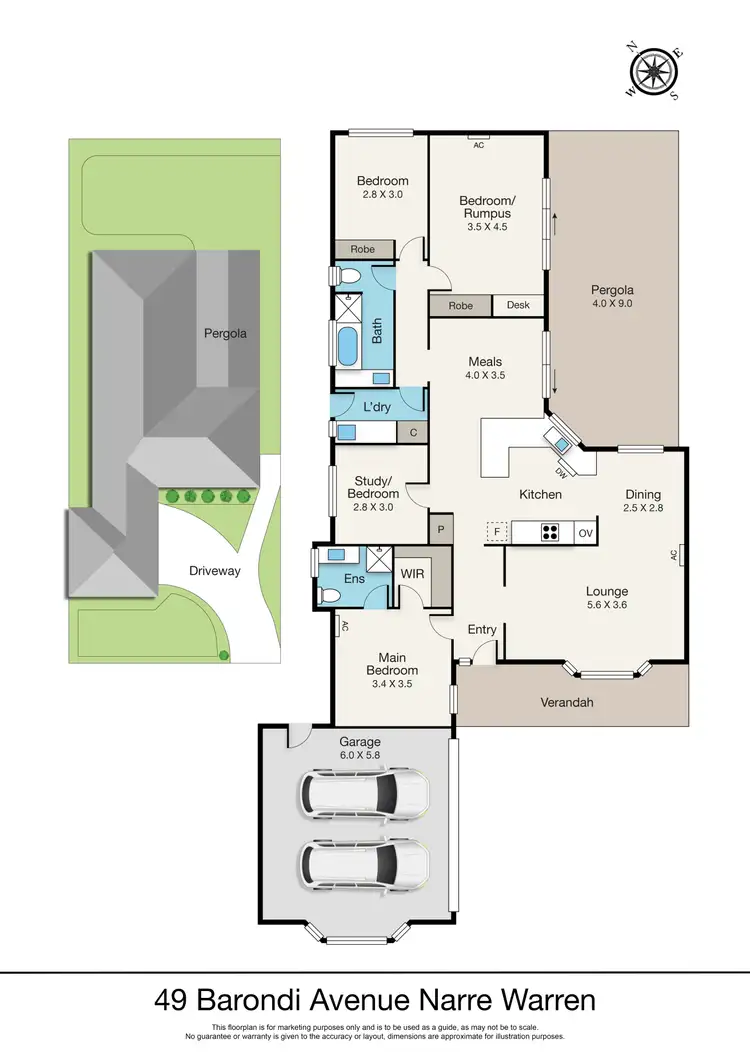 Floorplan of Homely house listing, 49 Barondi Avenue, Narre Warren VIC 3805