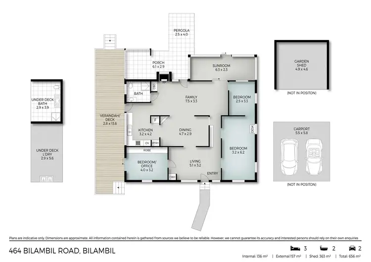 Floorplan of Homely rural property listing, 464 Bilambil Road, Bilambil NSW 2486