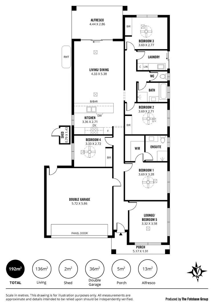 Floorplan of Homely house listing, 57 Bronco Crescent, Mount Barker SA 5251