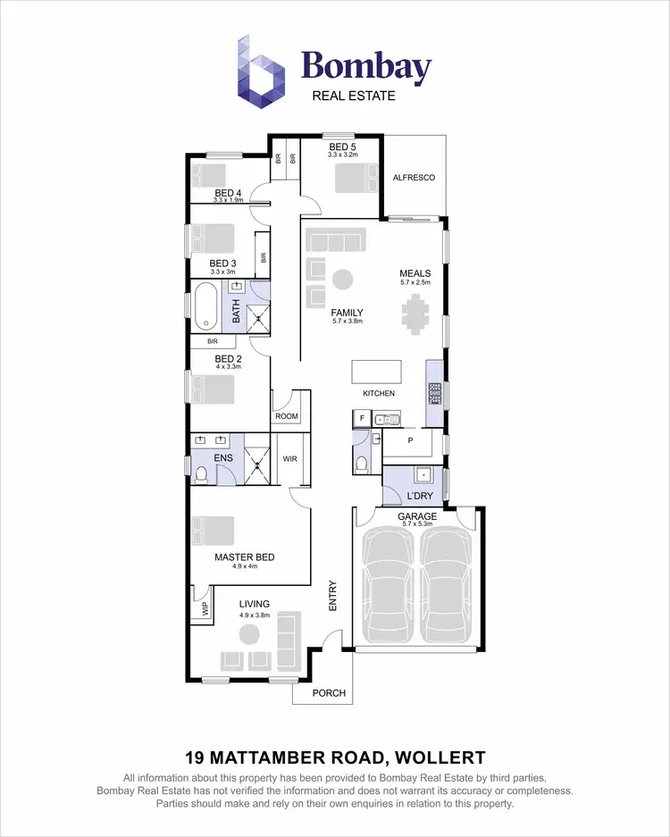 Floorplan of Homely house listing, 19 Mattamber Road, Wollert VIC 3750