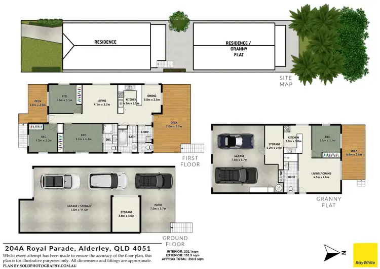 Floorplan of Homely house listing, 204A Royal Parade, Alderley QLD 4051