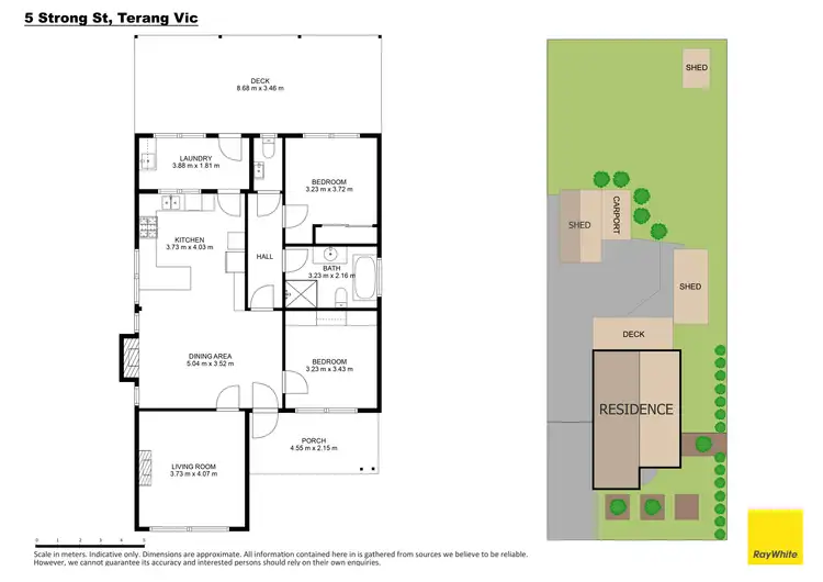 Floorplan of Homely house listing, 5 Strong Street, Terang VIC 3264