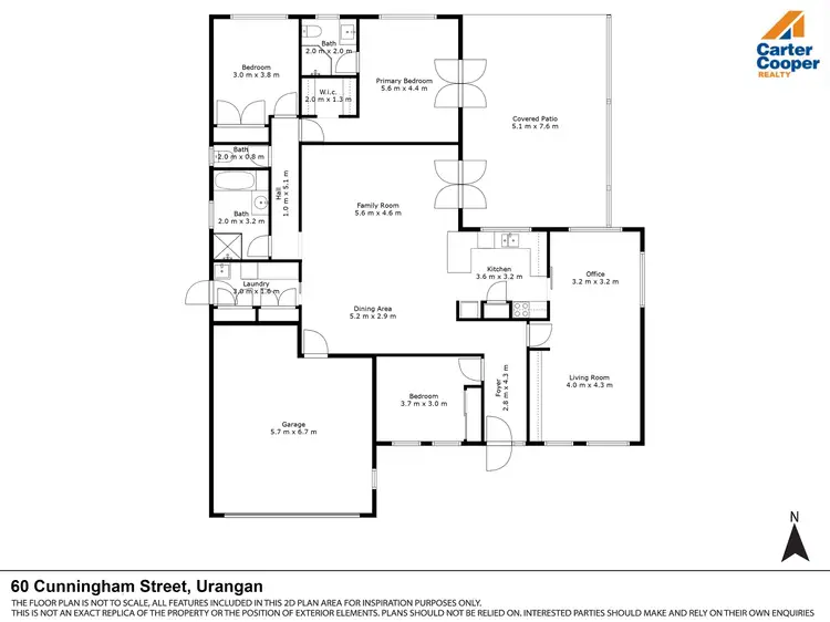 Floorplan of Homely house listing, 60 Cunningham Street, Urangan QLD 4655