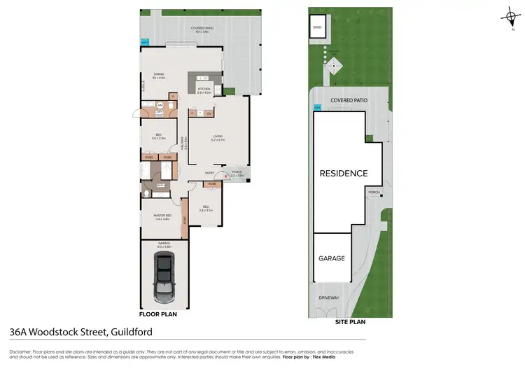 Floorplan of Homely house listing, 36A Woodstock Street, Guildford NSW 2161