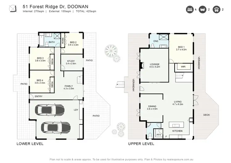 Floorplan of Homely house listing, 51 Forest Ridge Drive, Doonan QLD 4562