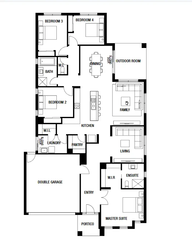 Floorplan of Homely house listing, 12 Rosemary Court, Nikenbah QLD 4655