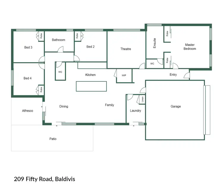 Floorplan of Homely house listing, 209 Fifty Road, Baldivis WA 6171