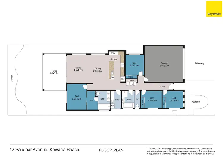 Floorplan of Homely house listing, 12 Sandbar Avenue, Kewarra Beach QLD 4879