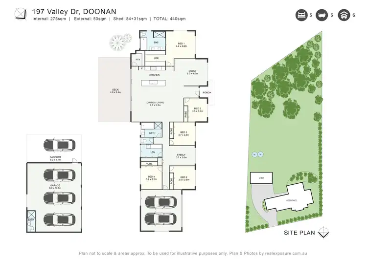 Floorplan of Homely house listing, 197 Valley Drive, Doonan QLD 4562