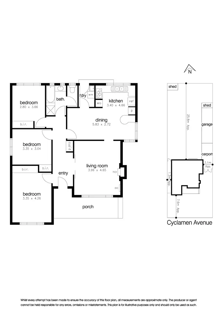 Floorplan of Homely house listing, 10 Cyclamen Avenue, Altona North VIC 3025
