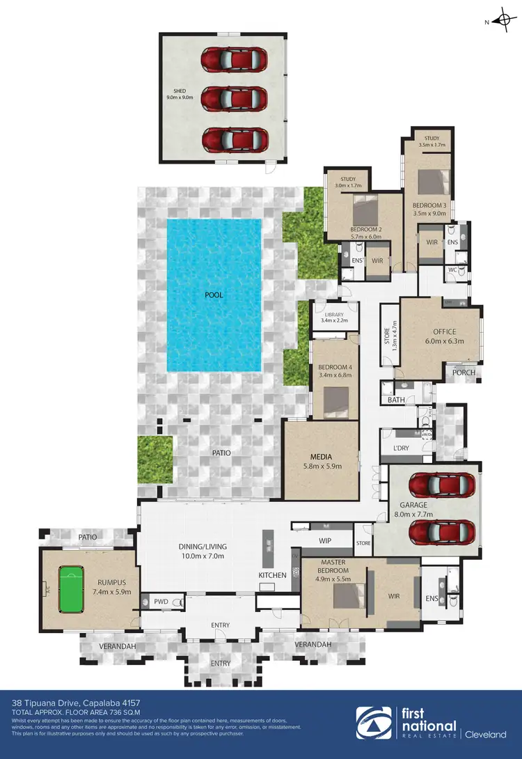 Floorplan of Homely rural property listing, 38 Tipuana Drive, Capalaba QLD 4157