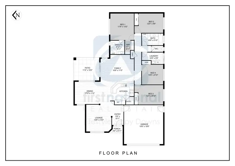 Floorplan of Homely house listing, 19 Delaware Drive, Sippy Downs QLD 4556