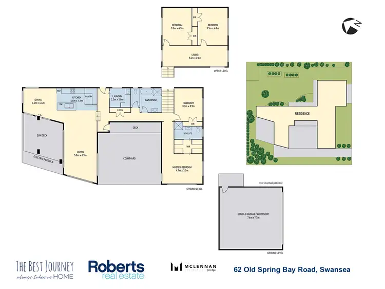 Floorplan of Homely house listing, 62 Old Spring Bay Road, Swansea TAS 7190