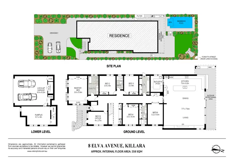 Floorplan of Homely house listing, 8 Elva Avenue, Killara NSW 2071
