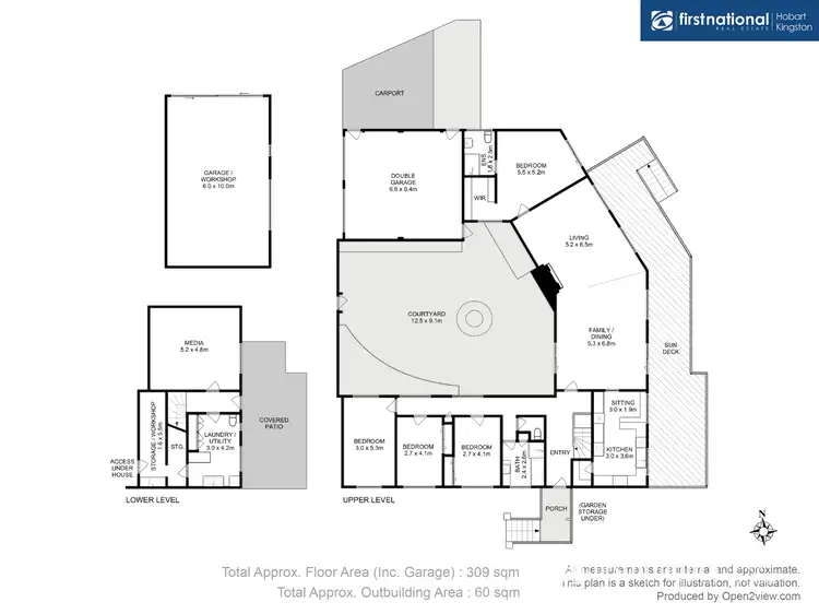Floorplan of Homely house listing, 228 Tinderbox Road, Tinderbox TAS 7054