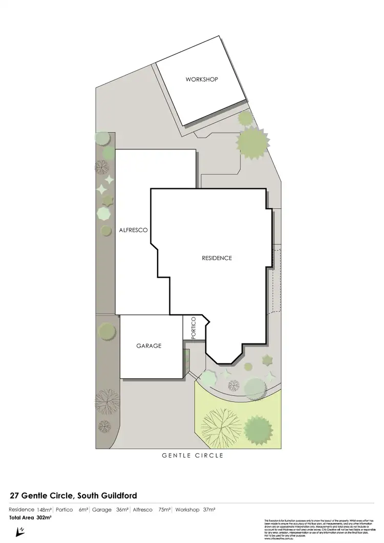 Floorplan of Homely house listing, 27 Gentle Circle, South Guildford WA 6055