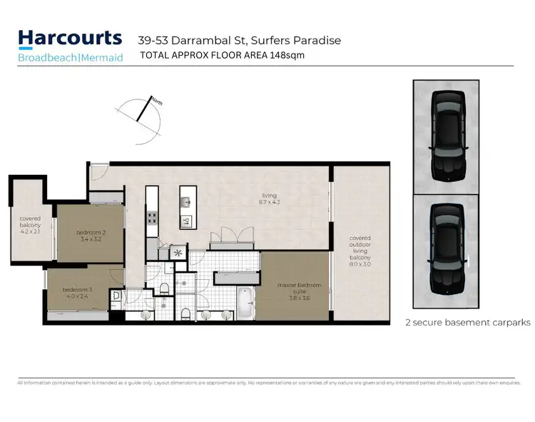Floorplan of Homely unit listing, 39/53 Darrambal Street, Chevron Island QLD 4217