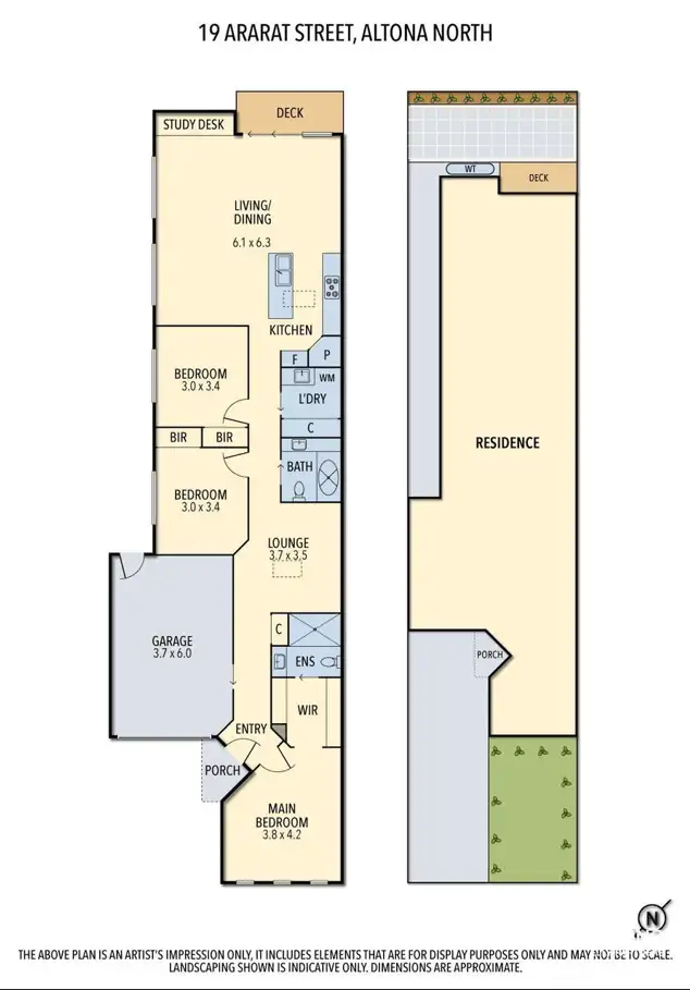 Floorplan of Homely unit listing, 19 Ararat Street, Altona North VIC 3025