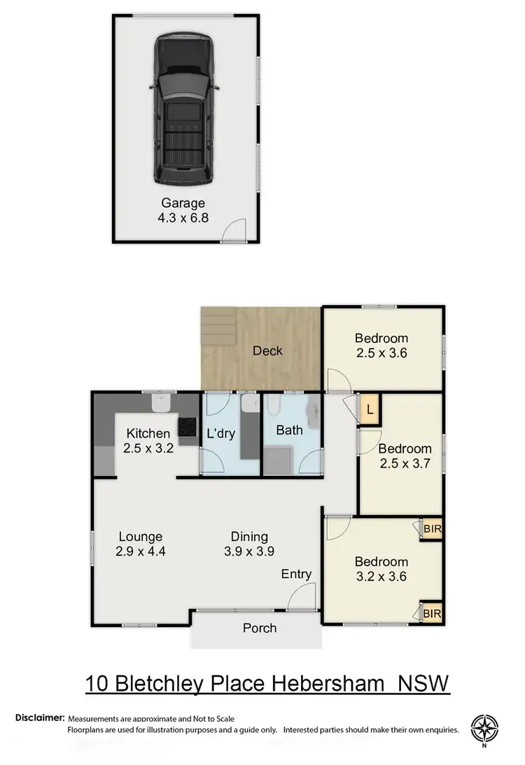 Floorplan of Homely house listing, 10 Bletchley Place, Hebersham NSW 2770