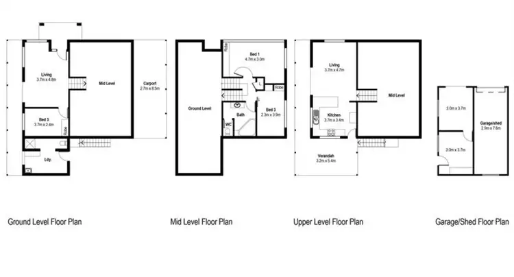 Floorplan of Homely house listing, 23 Brighton Street, Point Vernon QLD 4655