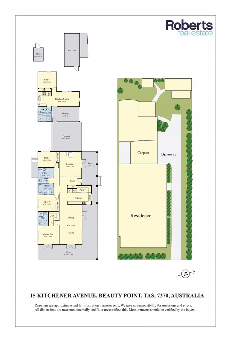 Floorplan of Homely house listing, 15 Kitchener Avenue, Beauty Point TAS 7270