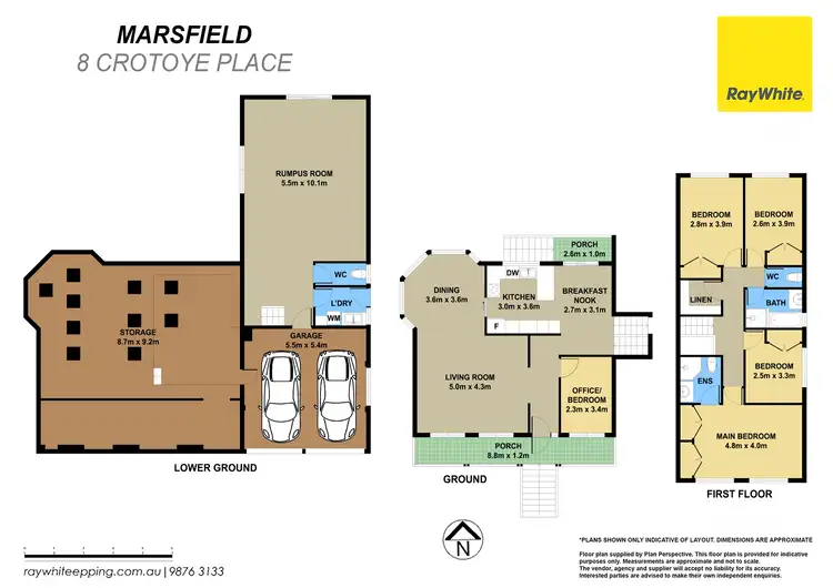 Floorplan of Homely house listing, 8 Crotoye Place, Marsfield NSW 2122
