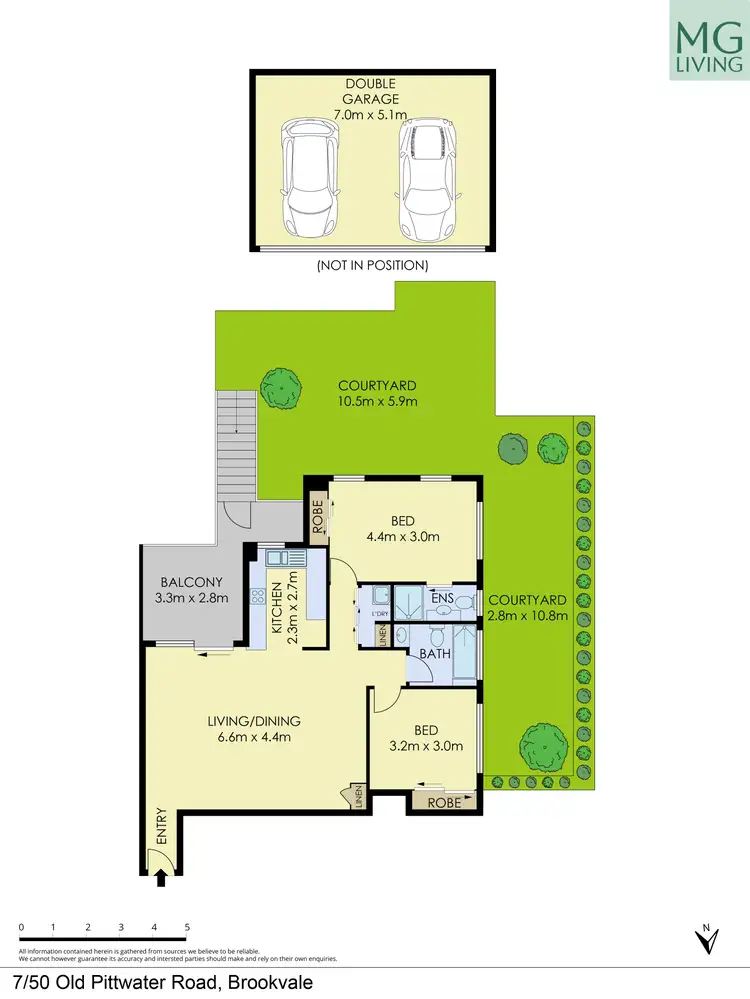 Floorplan of Homely apartment listing, 7/50 Old Pittwater Road, Brookvale NSW 2100