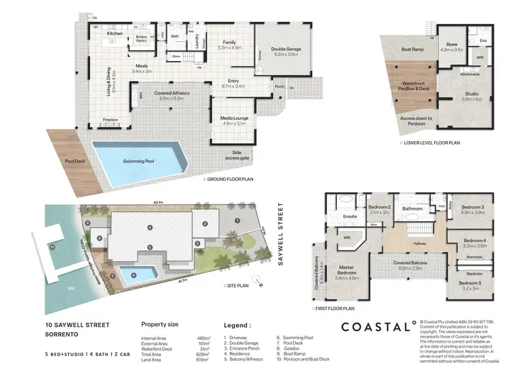 Floorplan of Homely house listing, 10 Saywell Street, Sorrento QLD 4217