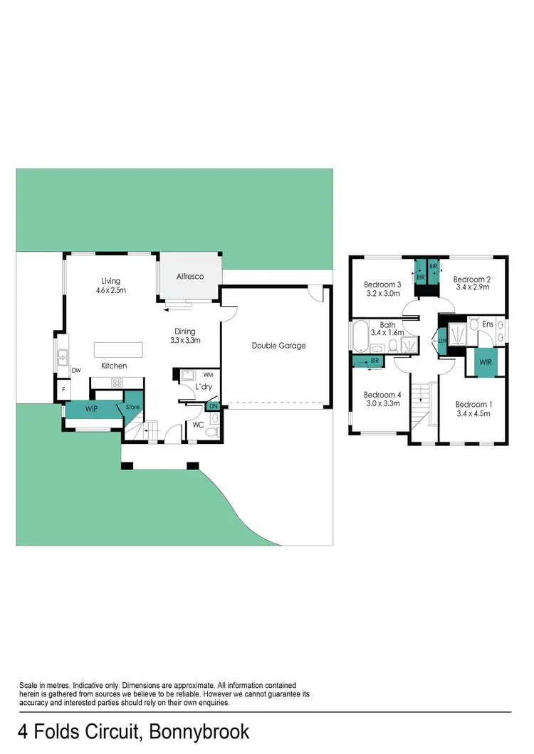 Floorplan of Homely house listing, 4 Fold Circuit, Bonnie Brook VIC 3335