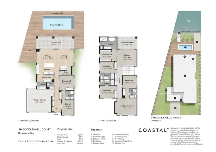 Floorplan of Homely house listing, 36 Cockleshell Court, Runaway Bay QLD 4216