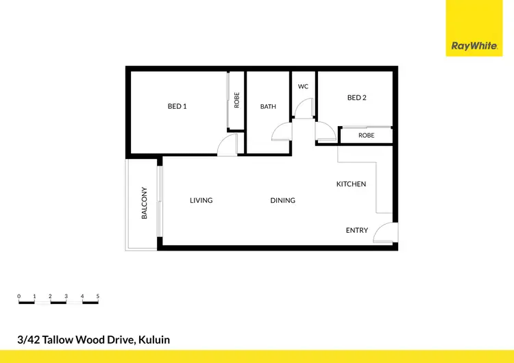 Floorplan of Homely apartment listing, 3/42 Tallow Wood Drive, Kuluin QLD 4558